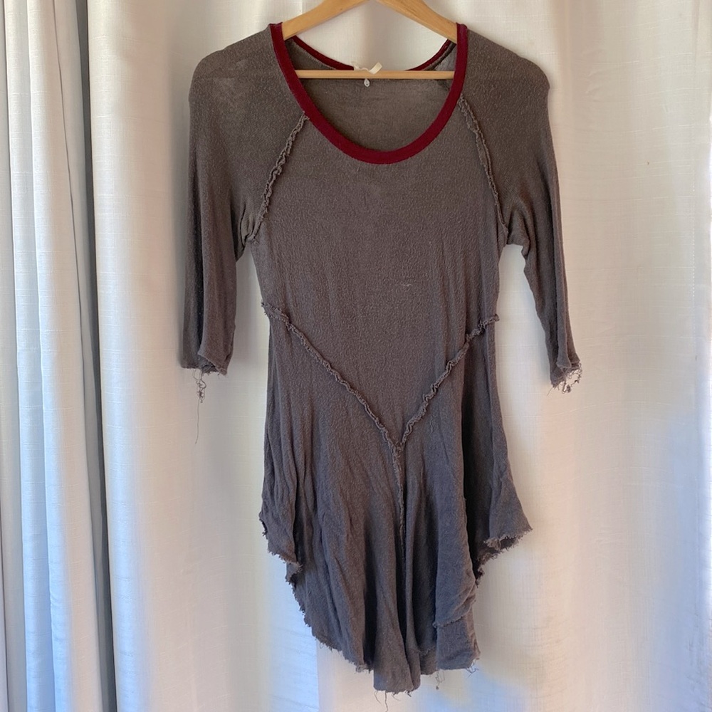 Free People Distressed Tunic